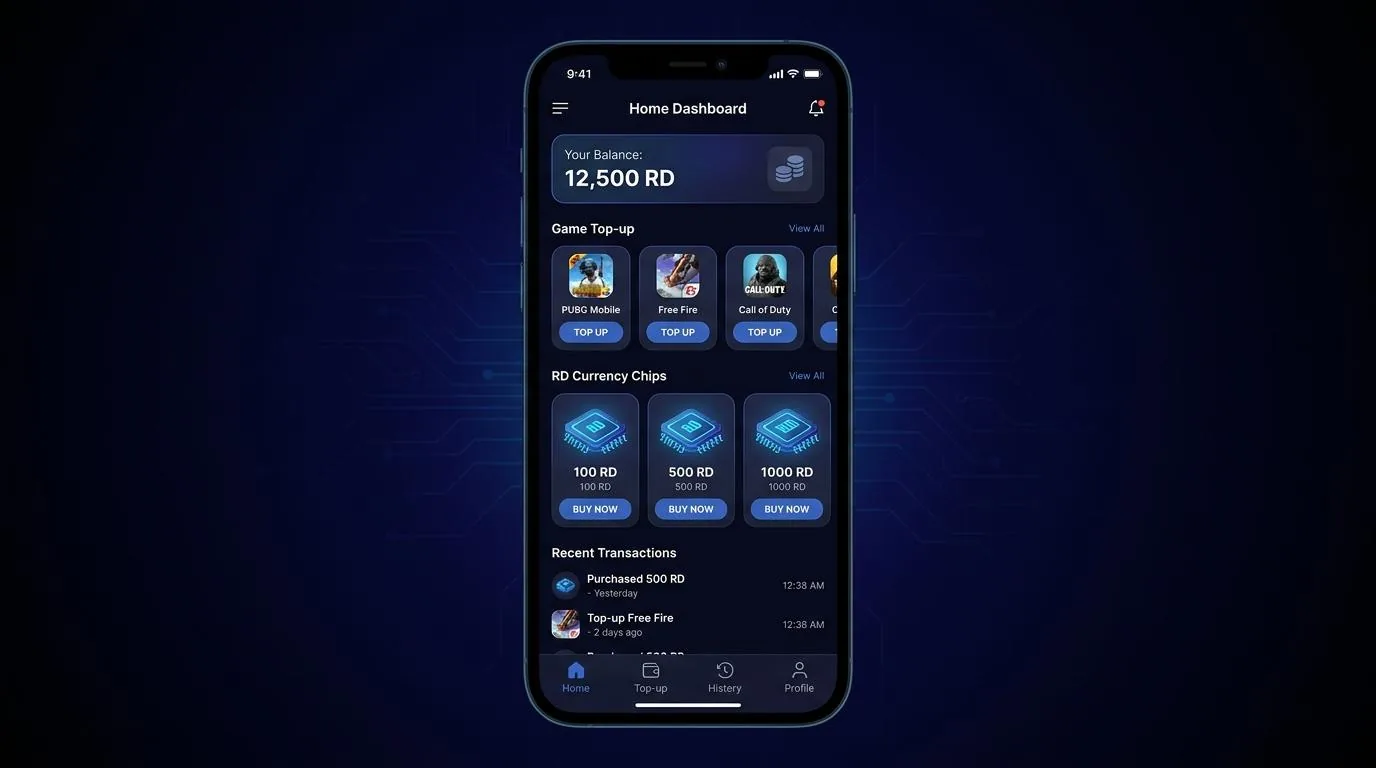 Gameplay Royal Dream dengan chip gold dari RD Top Up Mandiri